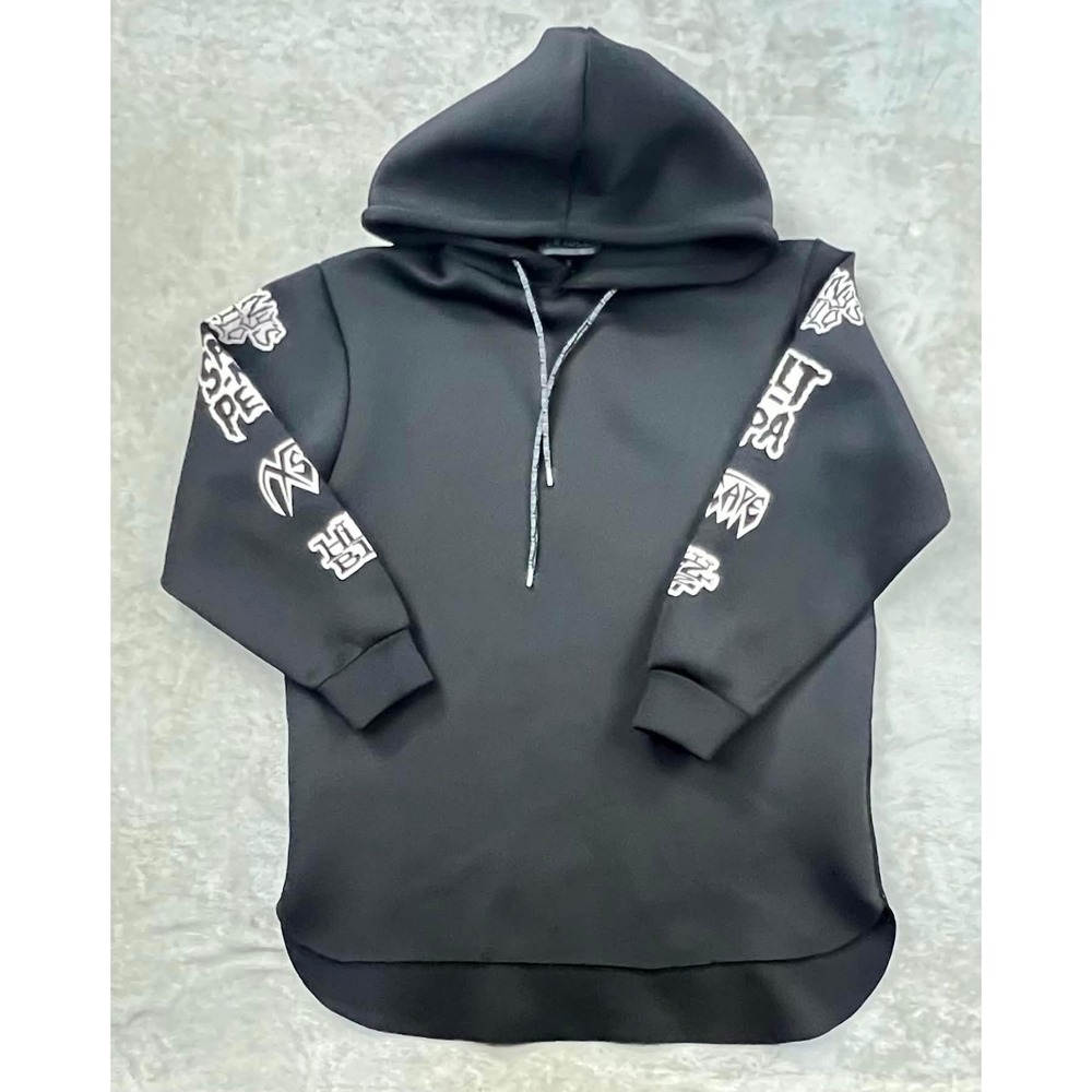 HLZBLZ Salt-N-Pepa Xscape Scuba Hoodie Black Longline Streetwear Small